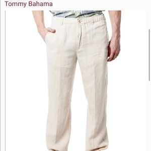 Mens Tommy Bahama white linen pants
